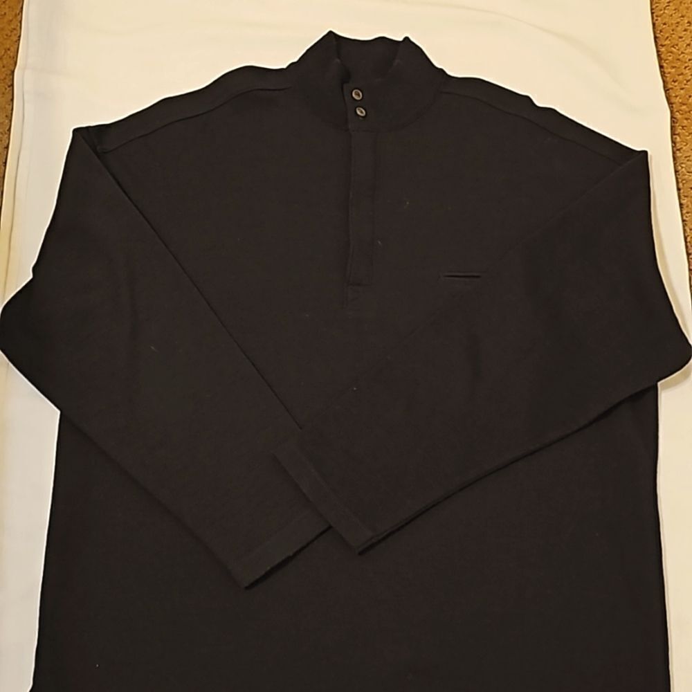 PANINI VINTAGE 3/4 ZIPPER MEN'S SWEATER SIZE LARGE